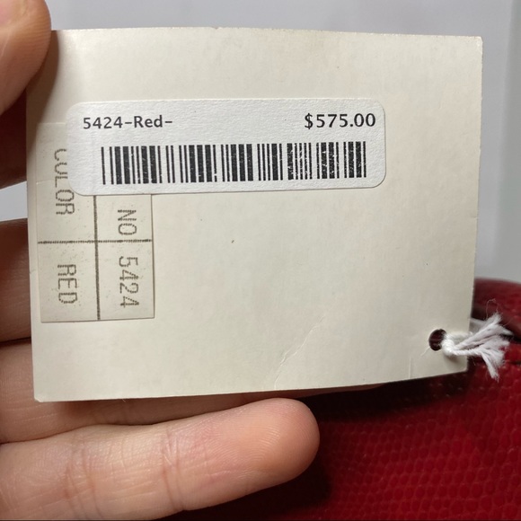 This is a Tuci Italia Red Purse - Picture 10 of 11